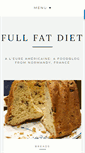 Mobile Screenshot of fullfatdiet.com