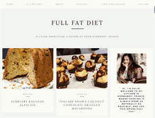 Tablet Screenshot of fullfatdiet.com